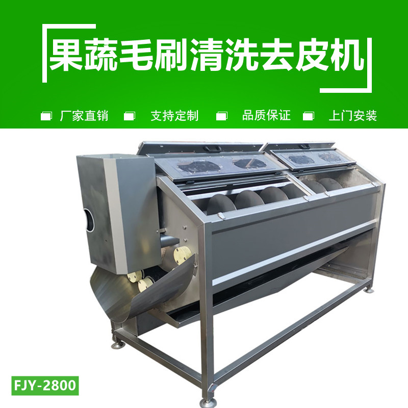 全自動毛刷清洗（xǐ）去皮機FJY-2800